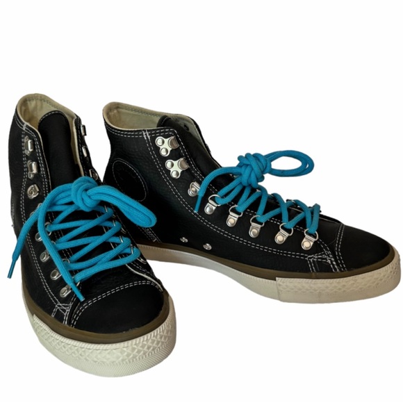 Converse Leather Chuck Taylor All Star Street Hiker Navy  High Tops Size 9 - Picture 5 of 16